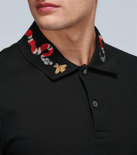 gucci t shirts snake|Gucci polo snake collar.